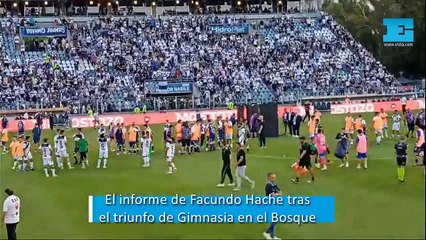 El informe de Facundo Hache tras el triunfo de Gimnasia en el Bosque