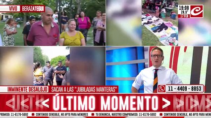 Desalojo en Berazategui: el drama de más de 50 jubiladas que viven de la venta ambulante de ropa