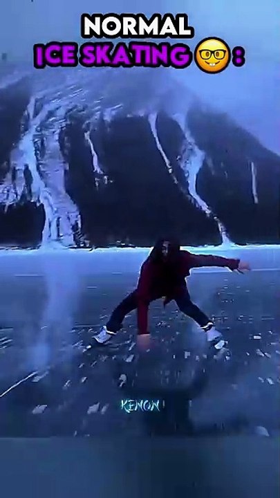 Normal ice skating vs Menace ice skating #trollface #edit #troll [fahBTjNMDUM]