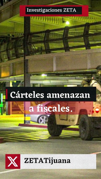 Cárteles amenazan a fiscales.