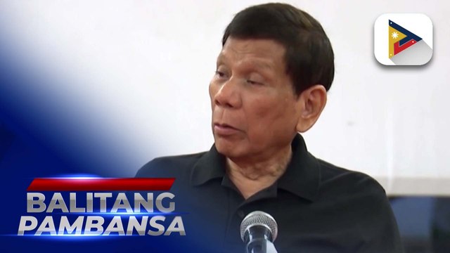 Dating Pres. Duterte, sinampahan ng PNP-CIDG ng kasong inciting to sedition at unlawful utterances