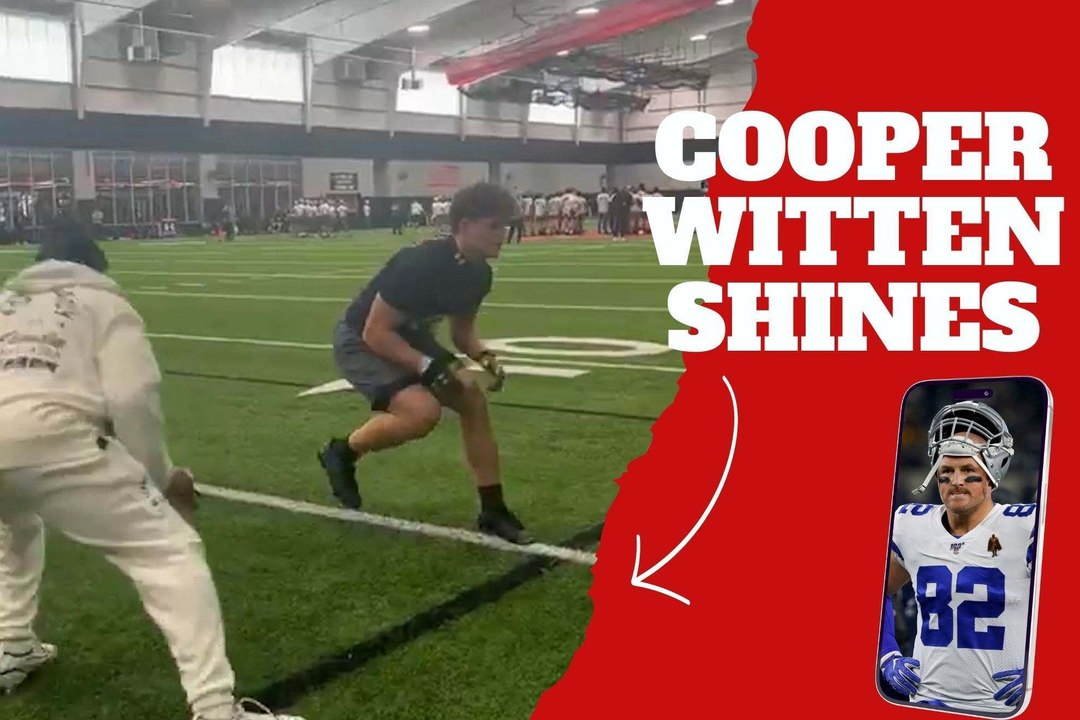 Like Father Like Son! Cooper Witten, son of legendary tight end Jason ...
