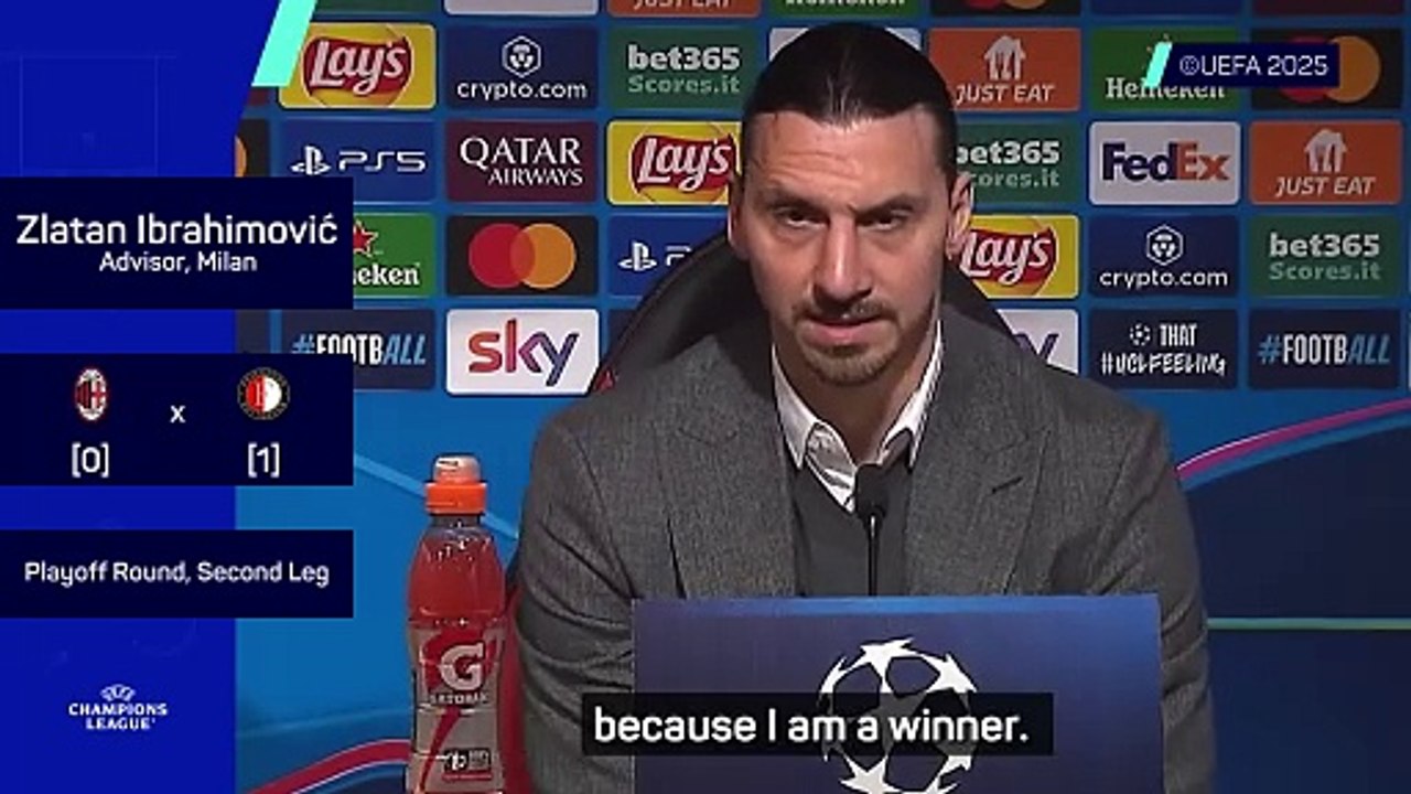 'I am a winner' - Zlatan makes demand for Feyenoord clash