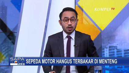 Sepeda Motor Terbakar di Menteng, Tidak Ada Korban Jiwa