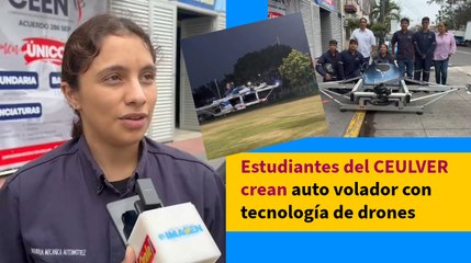 Proyecto Mantarraya: Así funciona el auto volador que crearon estudiantes de Veracruz