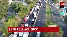 Transportistas logran acuerdo con Segob; desactivan megamarcha