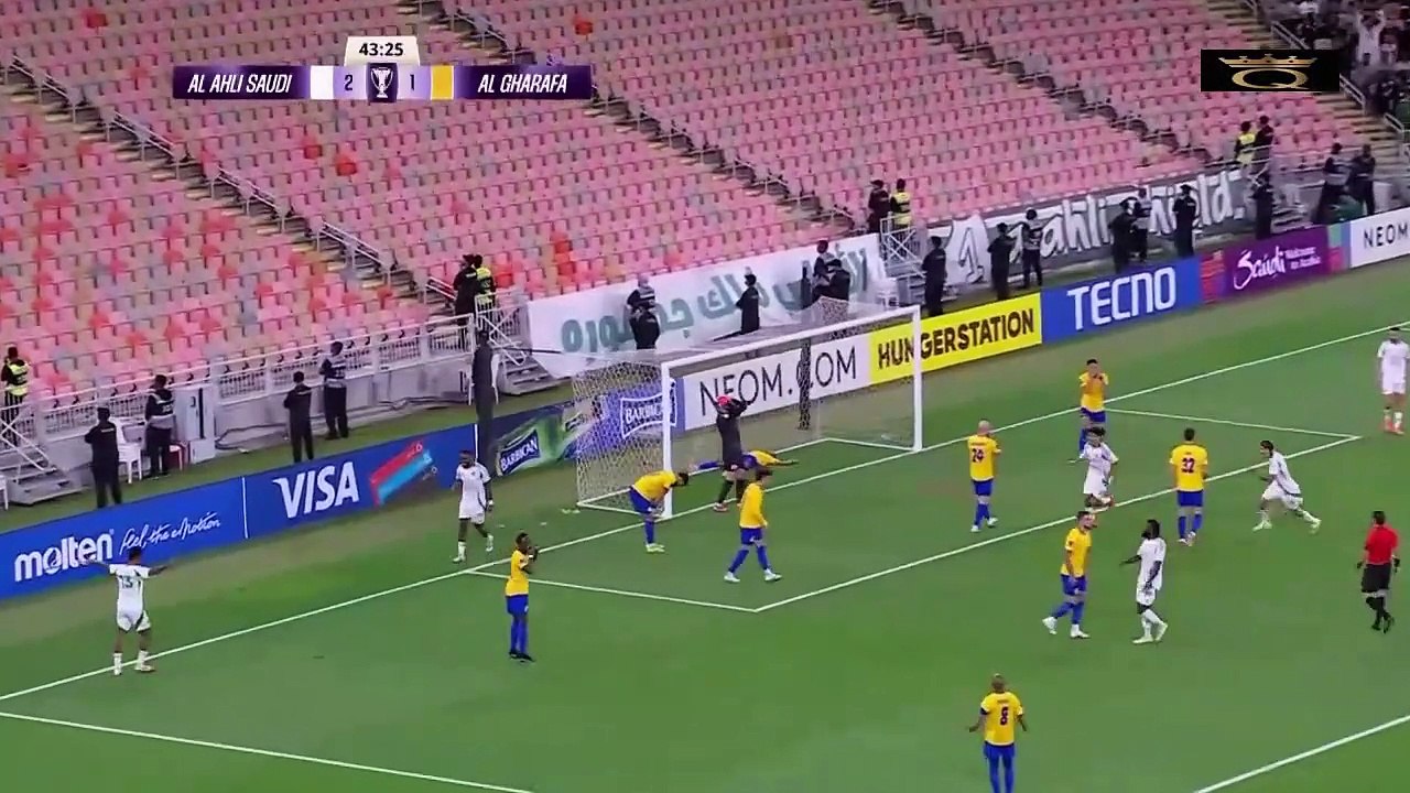 دوري ابطال اسيا ملخص الأهلي السعودي ضد الغرافة