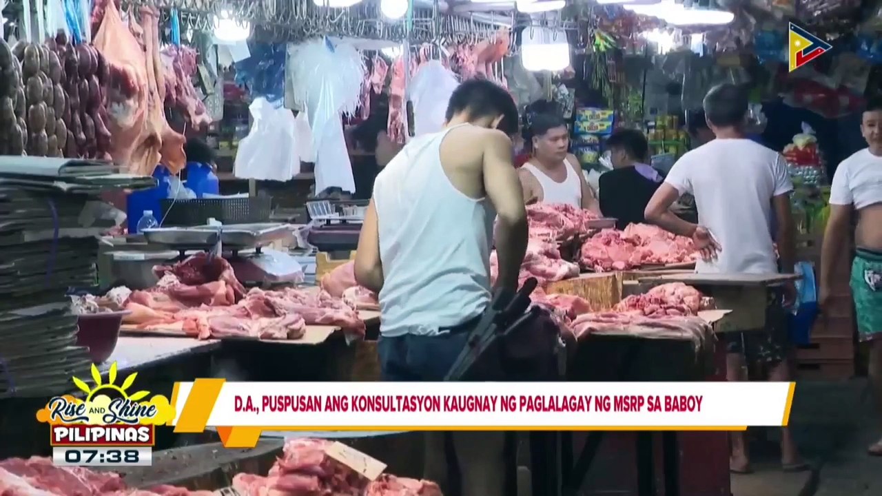 D.A., puspusan ang konsultasyon kaugnay ng paglalagay ng MSRP sa baboy