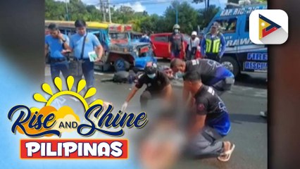 Magkasintahan, patay matapos ang salpukan ng isang police mobile at motorsiklo sa Marcos Highway