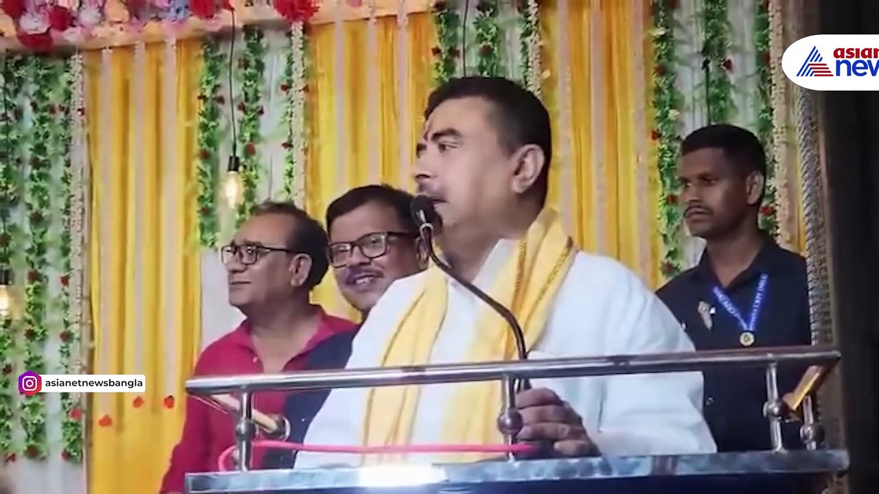 ঠাকুর বাংলাদেশের হিন্দুদের রক্ষা করুন, ওঙ্কারনাথ দেবের কাছে প্রার্থনা শুভেন্দুর