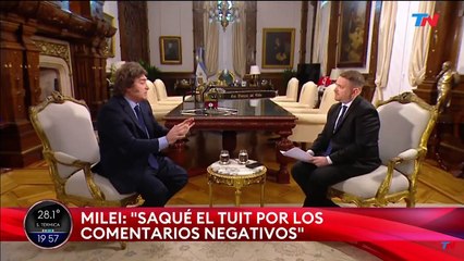 Javier Milei: "No lo promocioné, lo difundí"