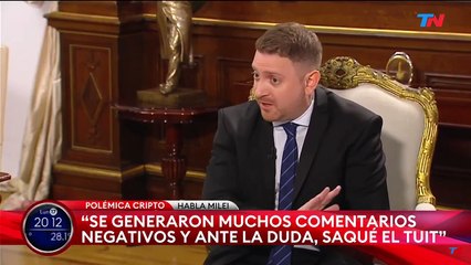 Javier Milei: "No son 44 mil personas de ninguna manera, en el mejor de los casos se trata de cinco mil personas"