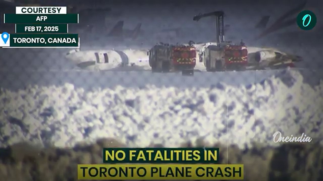 കാനഡയില്‍ ലാന്‍ഡിംഗിനിടെ വിമാനം തലകീഴായി മറിഞ്ഞു| Delta Flight Crash| Plane Flips at Toronto Airport