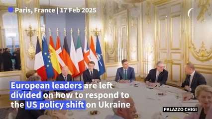 European leaders hold emergency meeting on US policy shift on Ukraine