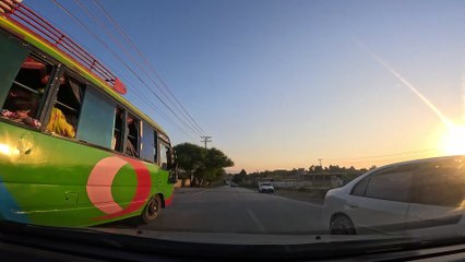 Beautiful Sunset View along the way