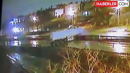 Büyükçekmece'de Tır Kazası: Güvenlik Kamerası Görüntüleri Ortaya Çıktı