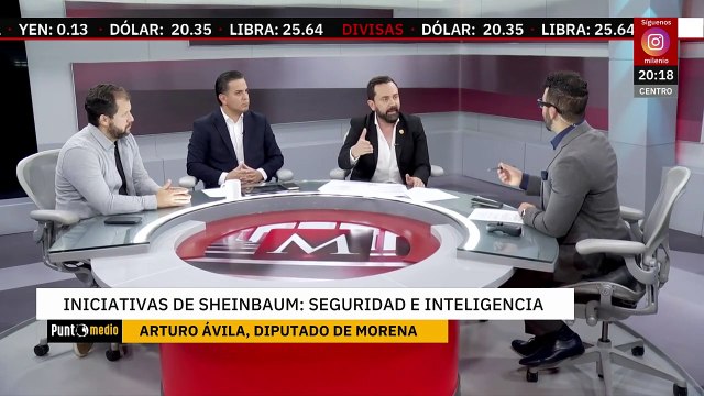 Claudia Sheinbaum presenta iniciativas en materia de seguridad | Punto Medio
