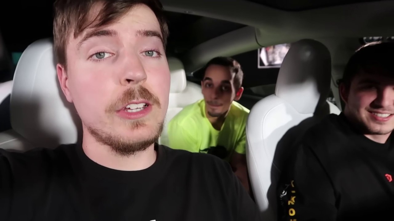 Last To Leave The Tesla Keeps It Challenge | Mr Beast |
