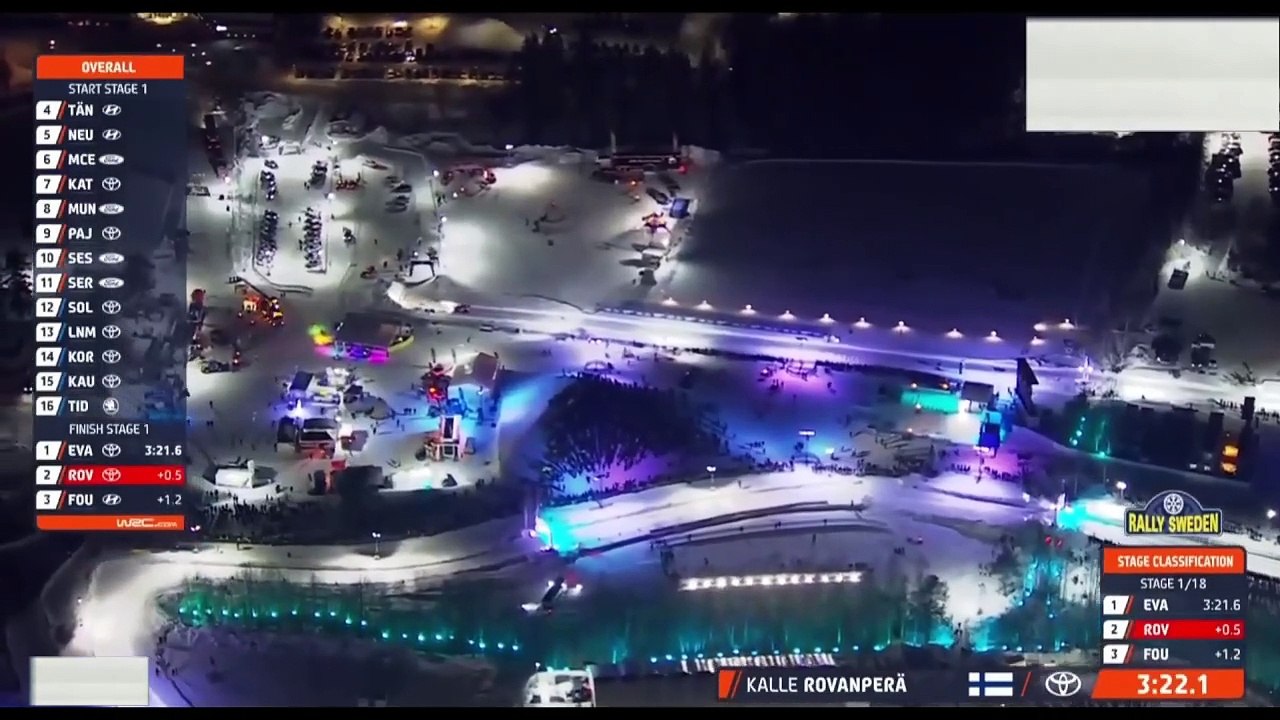 WRC 2025. Round 2. Sweden Day 1 SS1