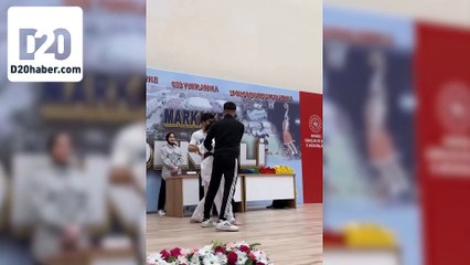 Kadına şiddete karateci dersi