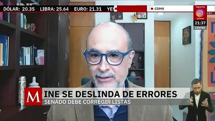 INE se deslinda de errores del Senado sobre la lista de aspirantes al Poder Judicial