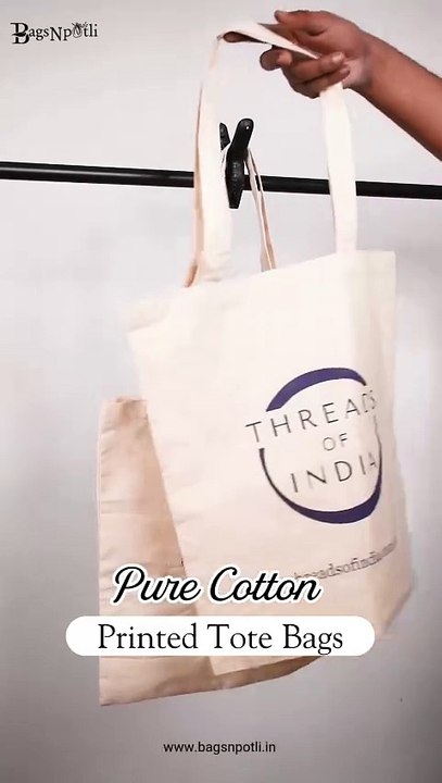 Eco-Friendly Cotton Tote Bags – Stylish, Durable & Reusable