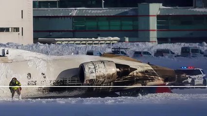 Listen: Air traffic control audio from Delta plane crash at Toronto airport