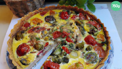 Quiche méditerranéenne