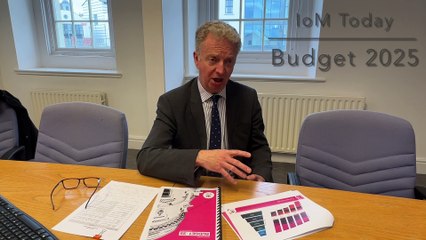 Isle of Man Treasury Minister Dr Alex Allinson outlines his 2025 Budget