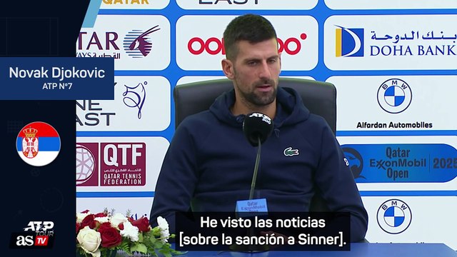 Djokovic: Las sanciones a Sinner y Swiatek son malas para el tenis