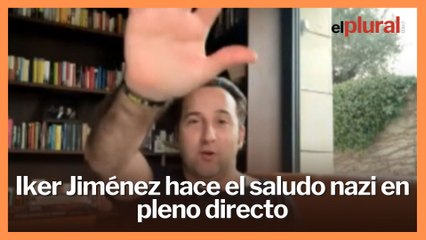 Iker Jiménez hace el saludo nazi de Elon Musk en pleno directo