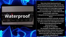 fehlermeldung waterproof miele waschmaschine
