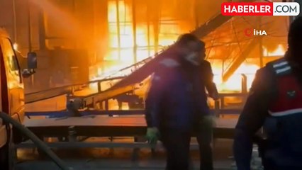Edirne'de Alüminyum Fabrikasında Yangın Kontrol Altına Alındı