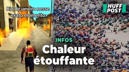 44° degrés à Rio, les Brésiliens subissent une canicule inhabituelle et insupportable