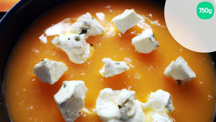 Velouté de potiron à la feta