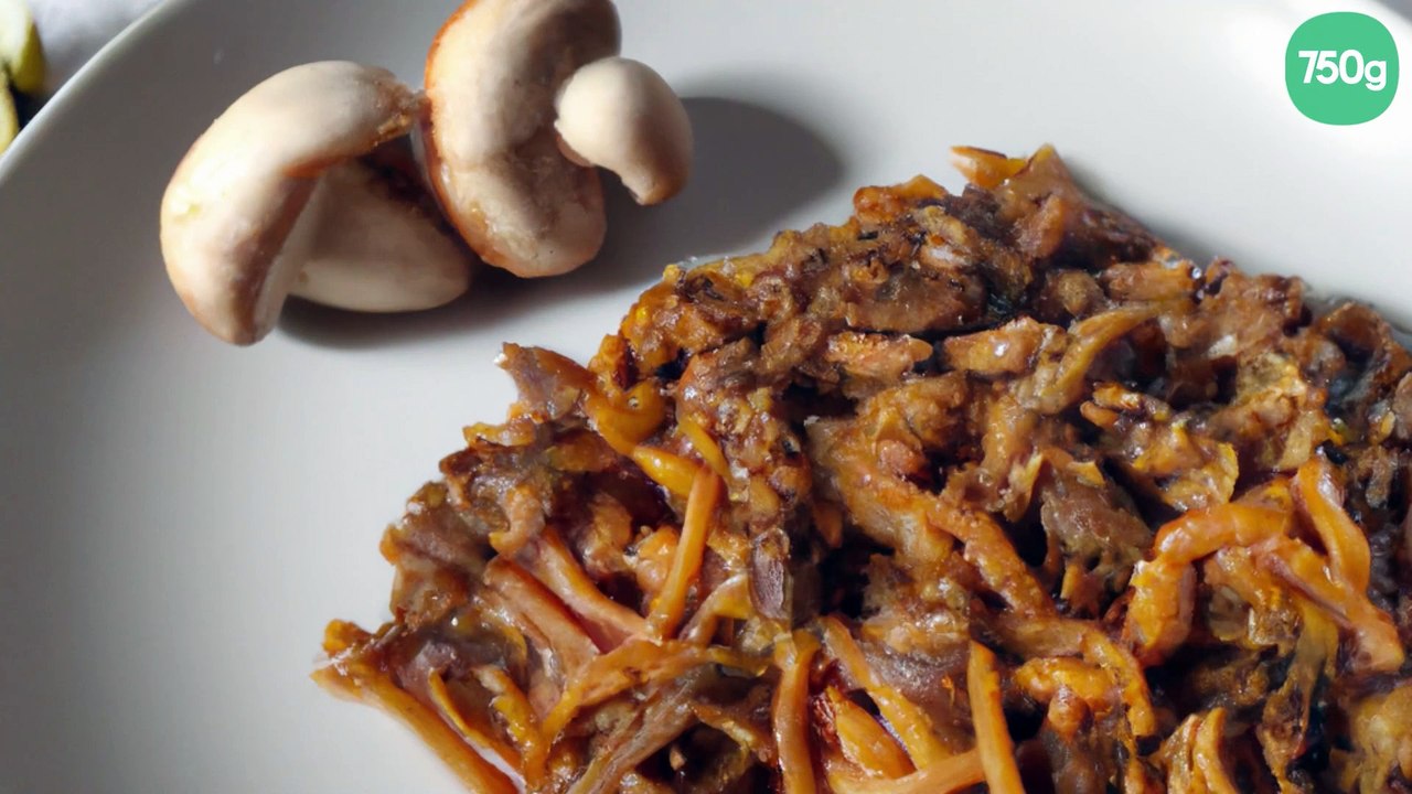 Spaghettis bolognaises aux protéines de soja et champignons