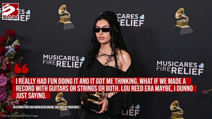 Charli XCX has suggested making a Lou Reed-inspired album with Clairo