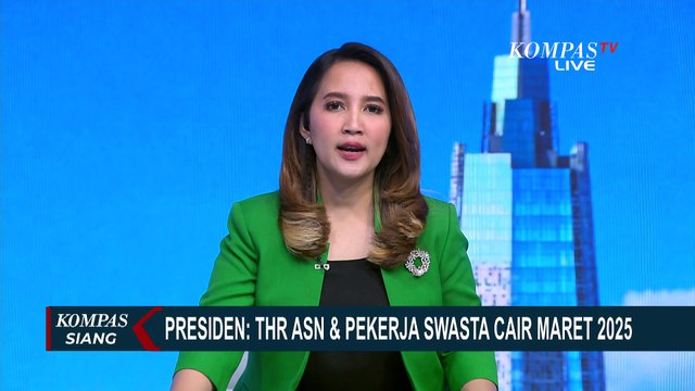 Presiden Prabowo Umumkan THR ASN dan Pekerja Swasta Cair Maret 2025