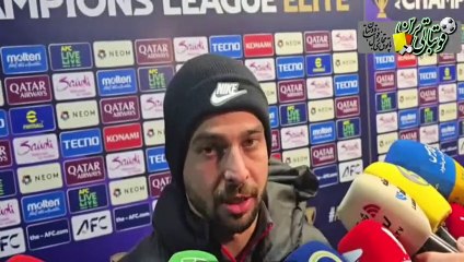 صحبت‌های رفیعی بعد از بازی پرسپولیس و النصر(عربستان)