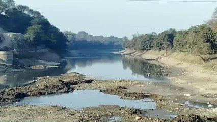 आष्टा पहुंचा रामपुरा डैम से छोड़ा पानी: 14 दिन में 35 किमी सफर तय, लोगों को काफी हद तक राहत महसूस