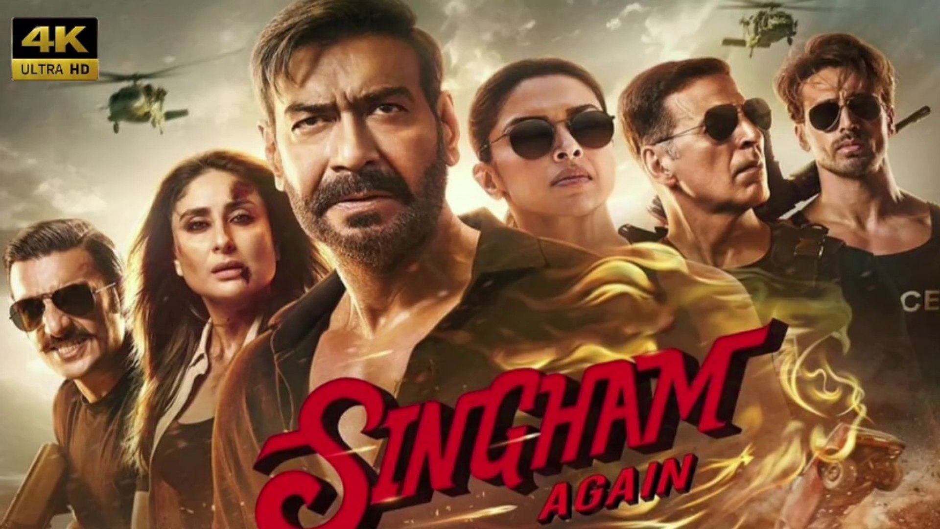 Singham Again (2025) | Full Hindi Dubbed South Movie | Action-Packed  Blockbuster 🔥, image size:1920x1080