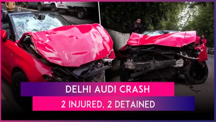 Audi Car Rams Scooty, Injuring 2 People In Delhi, Jeweller’s Son Among 2 Detained