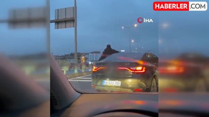 Başakşehir'de Maganda Kadın Sürücüye Saldırdı