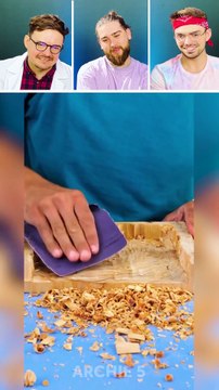 Mastering Wood Projects with Genius Hacks! ✨ The Dudes REACT to Wood Cutting Crafts!
