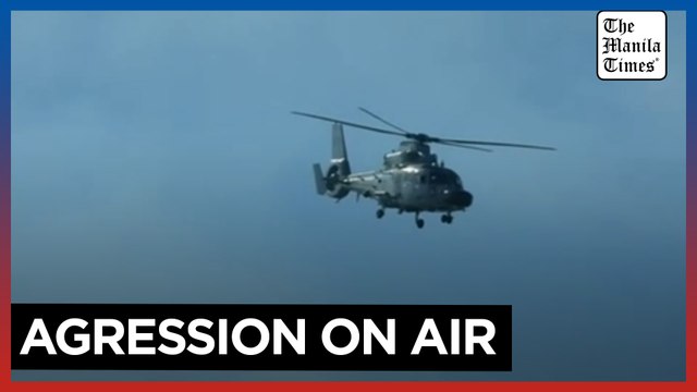 Chinese chopper threatens PH aircraft with dangerous maneuver