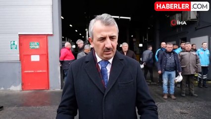 Vali Sezer, Yanan Fabrikada İncelemelerde Bulundu