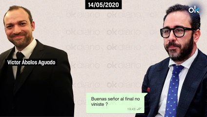 Víctor Ábalos informaba a Aldama de reuniones con su padre en plena pandemia: "Estuve una hora con él"