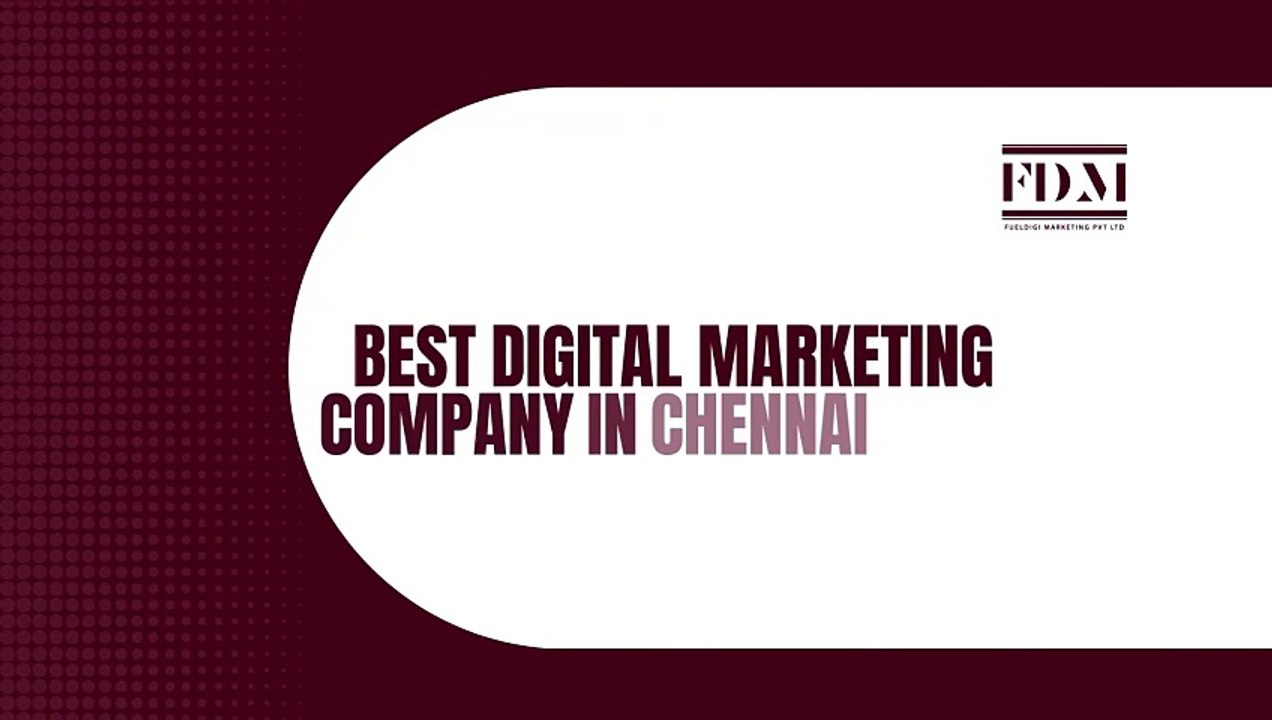 Best Digital Marketing Company in Chennai - FDM