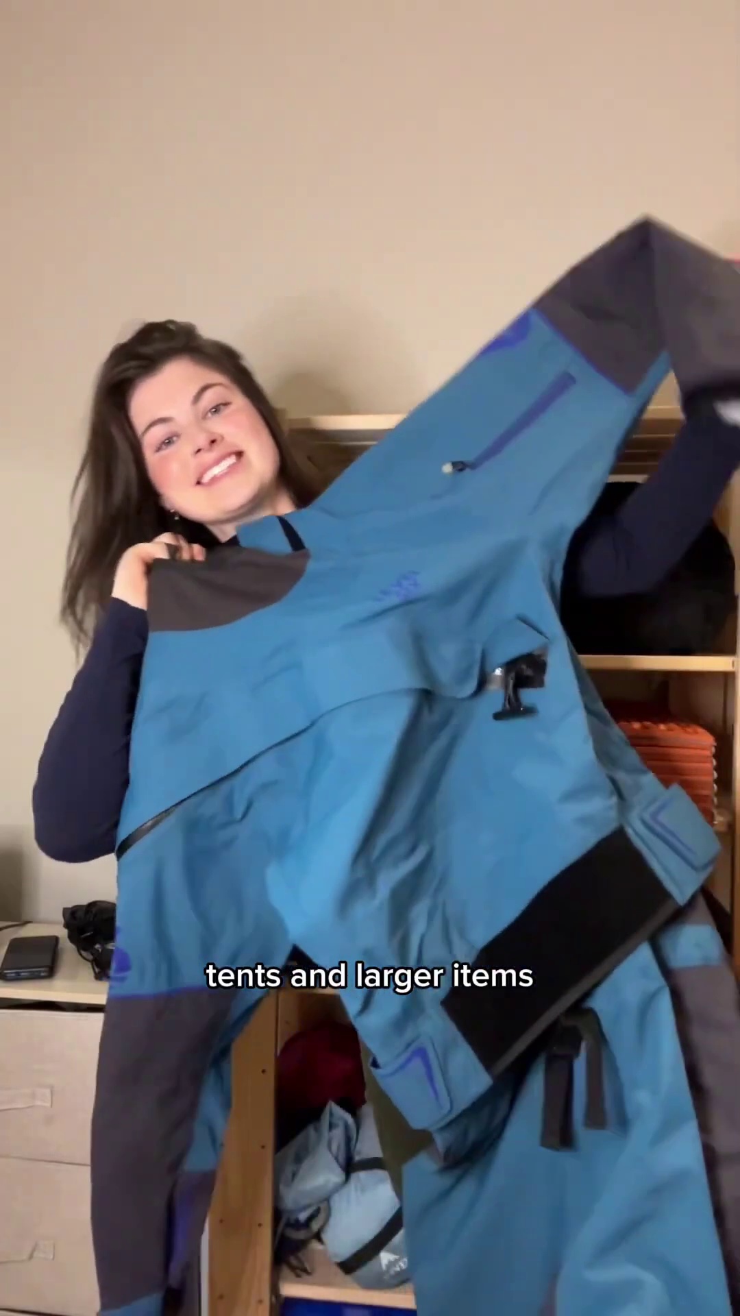 Gear storage organization for camping, hiking and outdoor hobbies