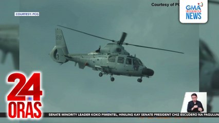 Eroplano ng BFAR, binuntutan at nilapitan ng helicopter ng China habang nasa ere | 24 Oras